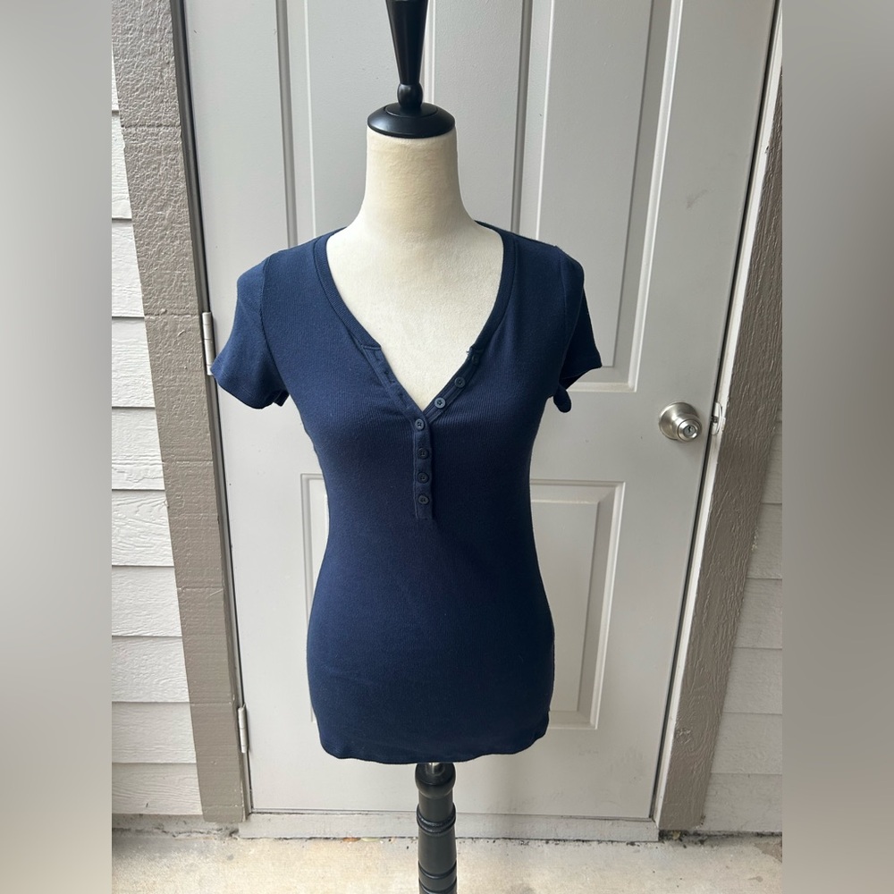 Hollister Short Sleeve Henley
